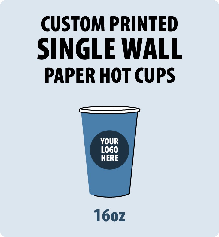 16oz Single Wall Paper Cup